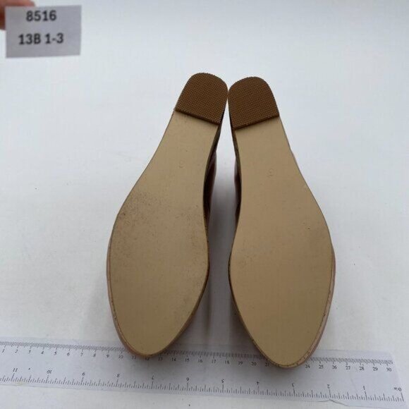 XYD Women Comfort Round Toe Wood Platform Pumps Slip On Patent Wedge Cork - Picture 6 of 7